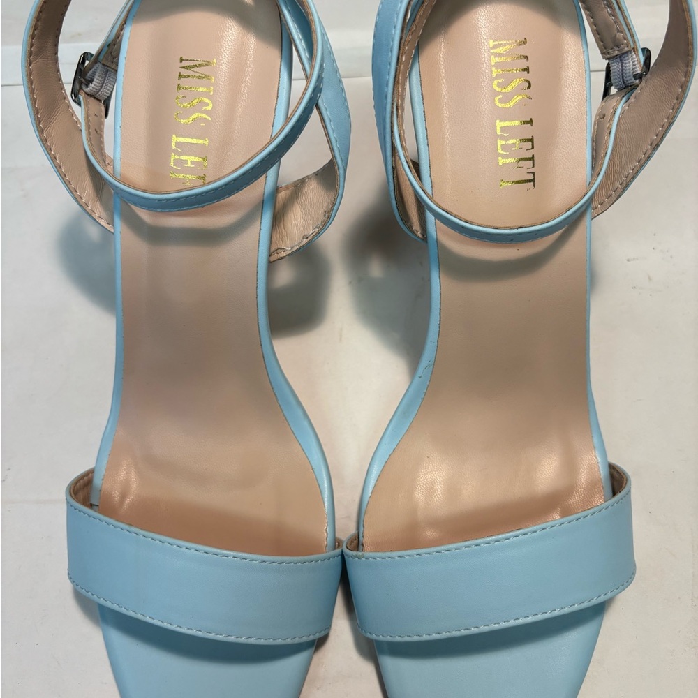Sexy Light Blue Ankle Straps